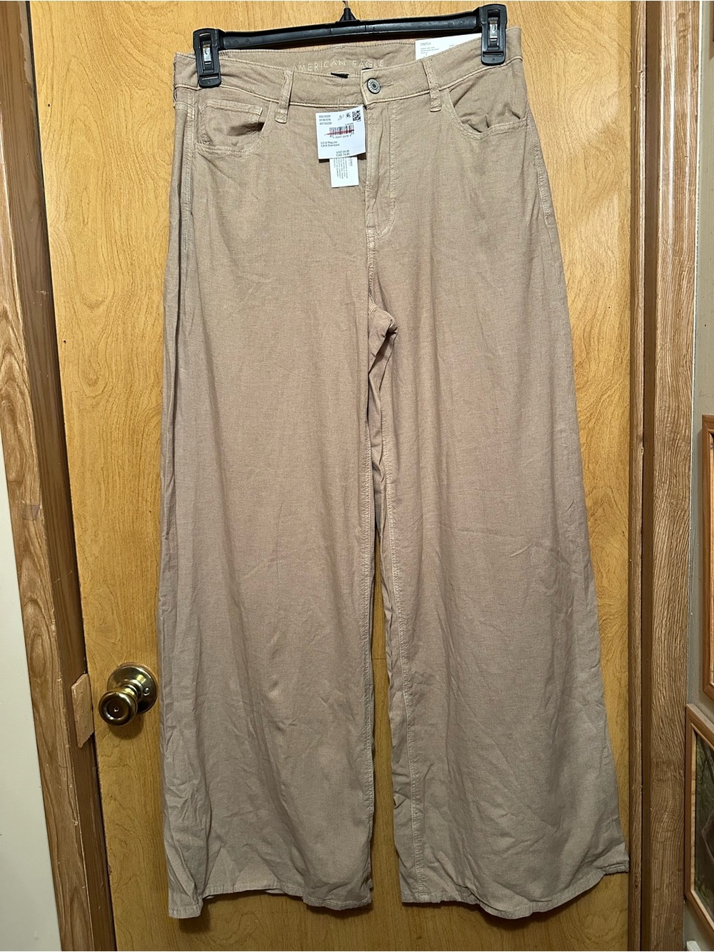 NWT American Eagle Stretch Super High-Rise Ultra Wide Leg Pant size 6 28W
